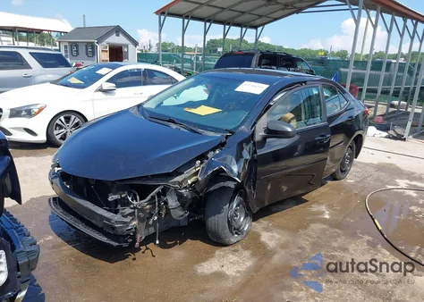 2016 Toyota Corolla Le from USA, damaged, VIN 5YFBURHEXGP393751